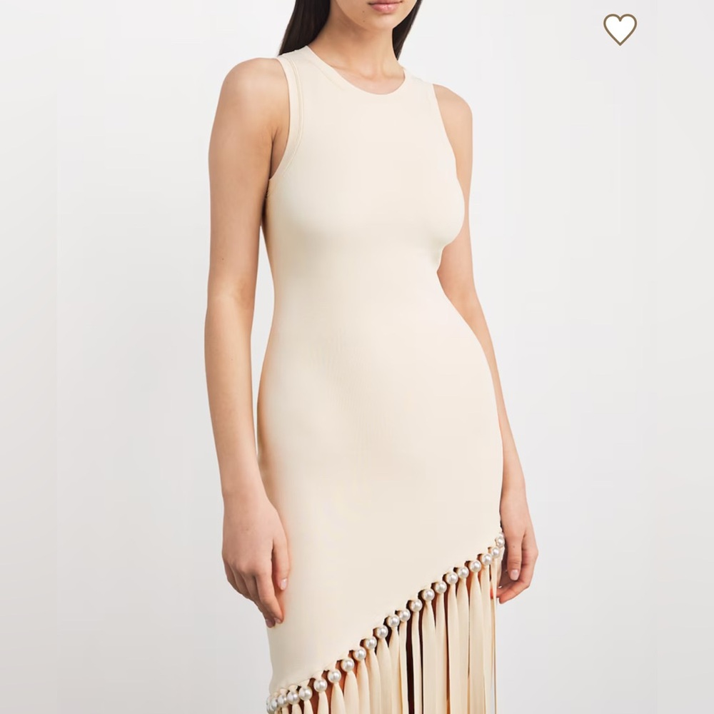 Sandro Paris Fringe Midi Dress